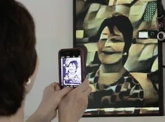 An early real-time style transfer mirror