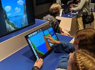 Three interactive AI installations at Futurium Berlin